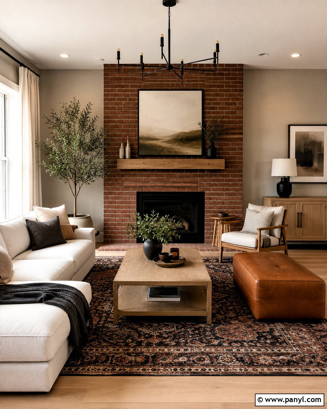 Light Gray With A Brick Wall - 20 What Color Goes With Brick Wall Ideas