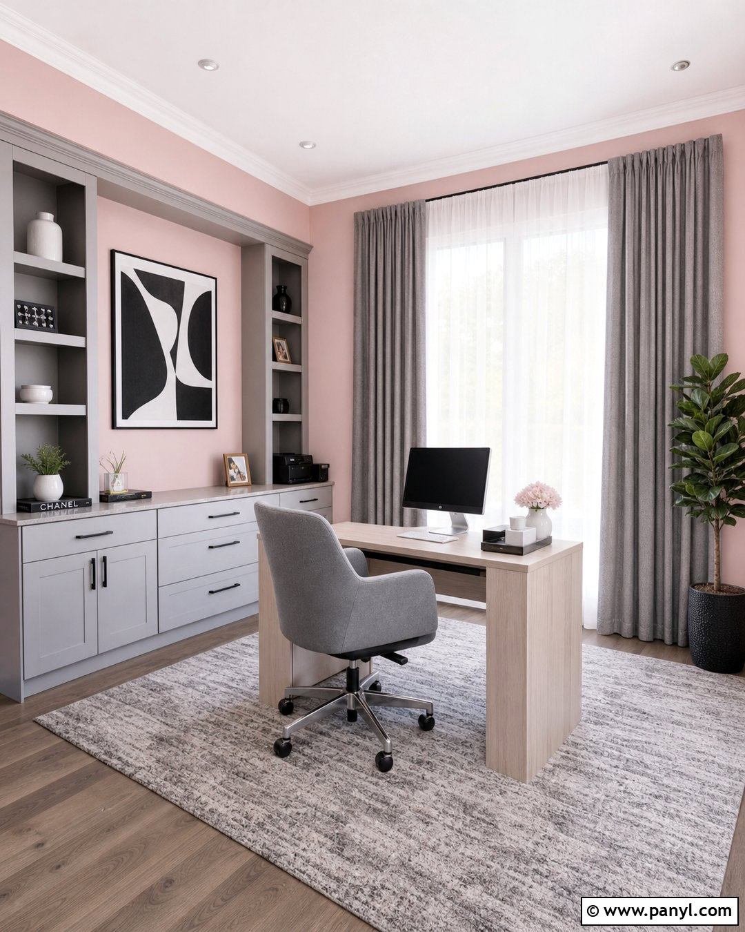 Light Gray With Pink Walls - 20 Colours That Go With Pink Walls