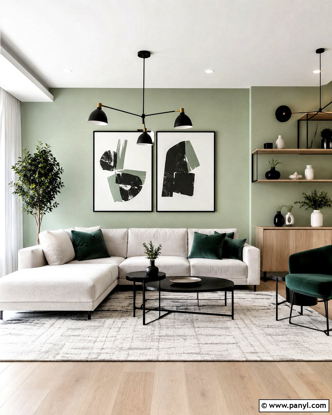 Light Green And Black Living Room - 20 light green living room color scheme ideas
