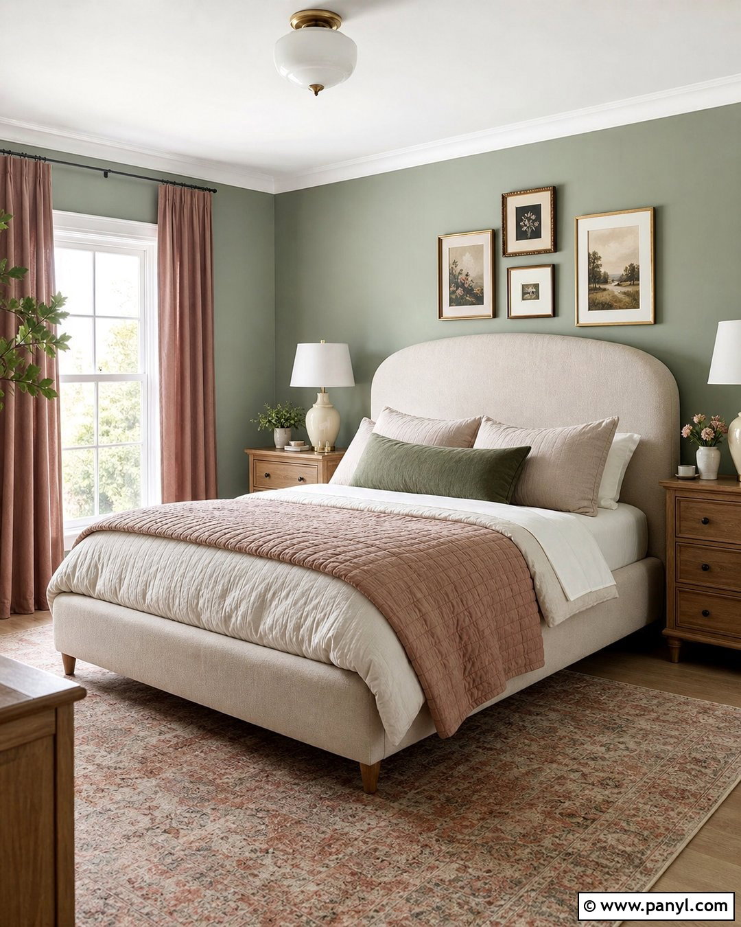 Light Green And Blush Bedroom - 30 light green wall color ideas