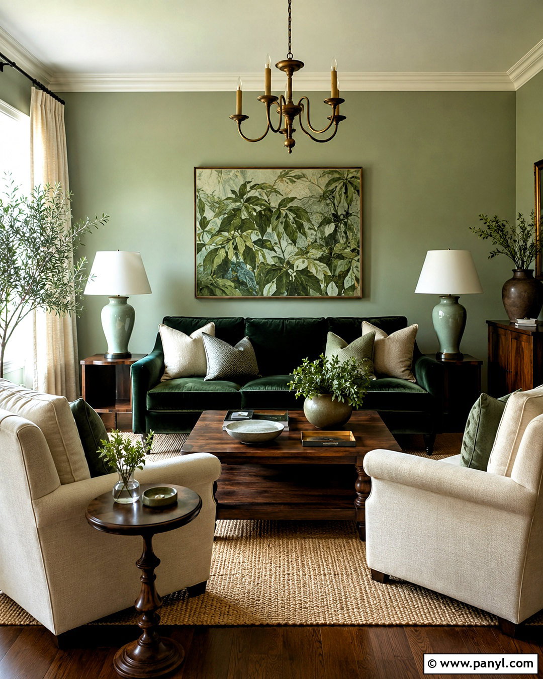 Light Green And Dark Green Living Room - 20 light green living room color scheme ideas
