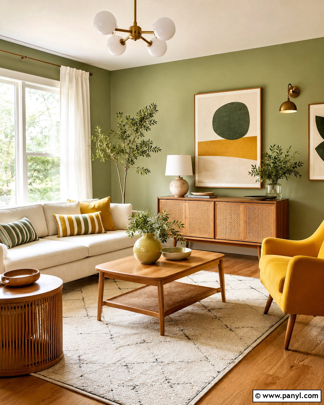 Light Green And Mustard Yellow Living Room - 20 light green living room color scheme ideas