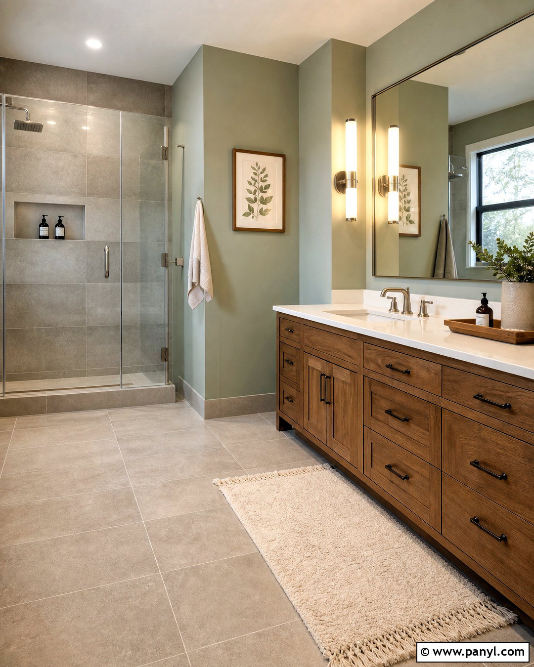 Light Green Bathroom With Gray Tile - 20 light green bathroom ideas
