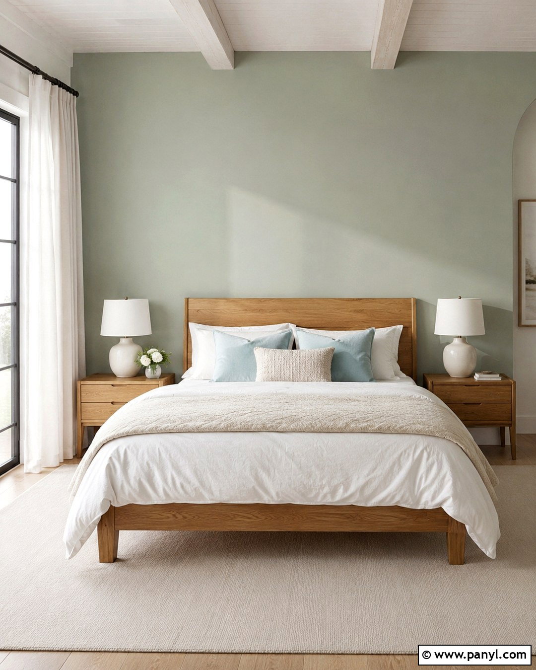 Light Green Bedroom Wall - 20 Plain Green Wall Ideas