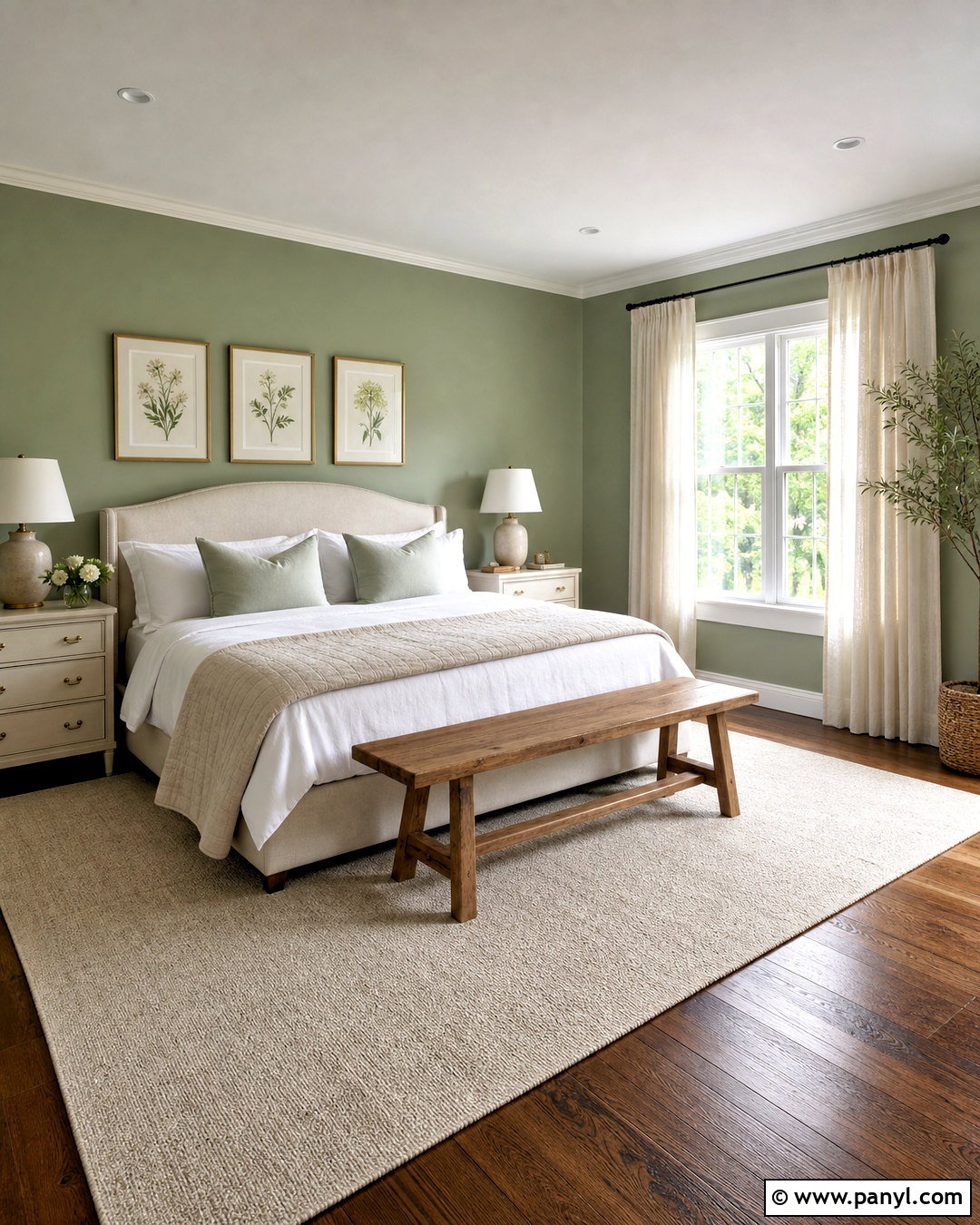 Light Green Bedroom Walls With Cream Furniture - 20 light green walls