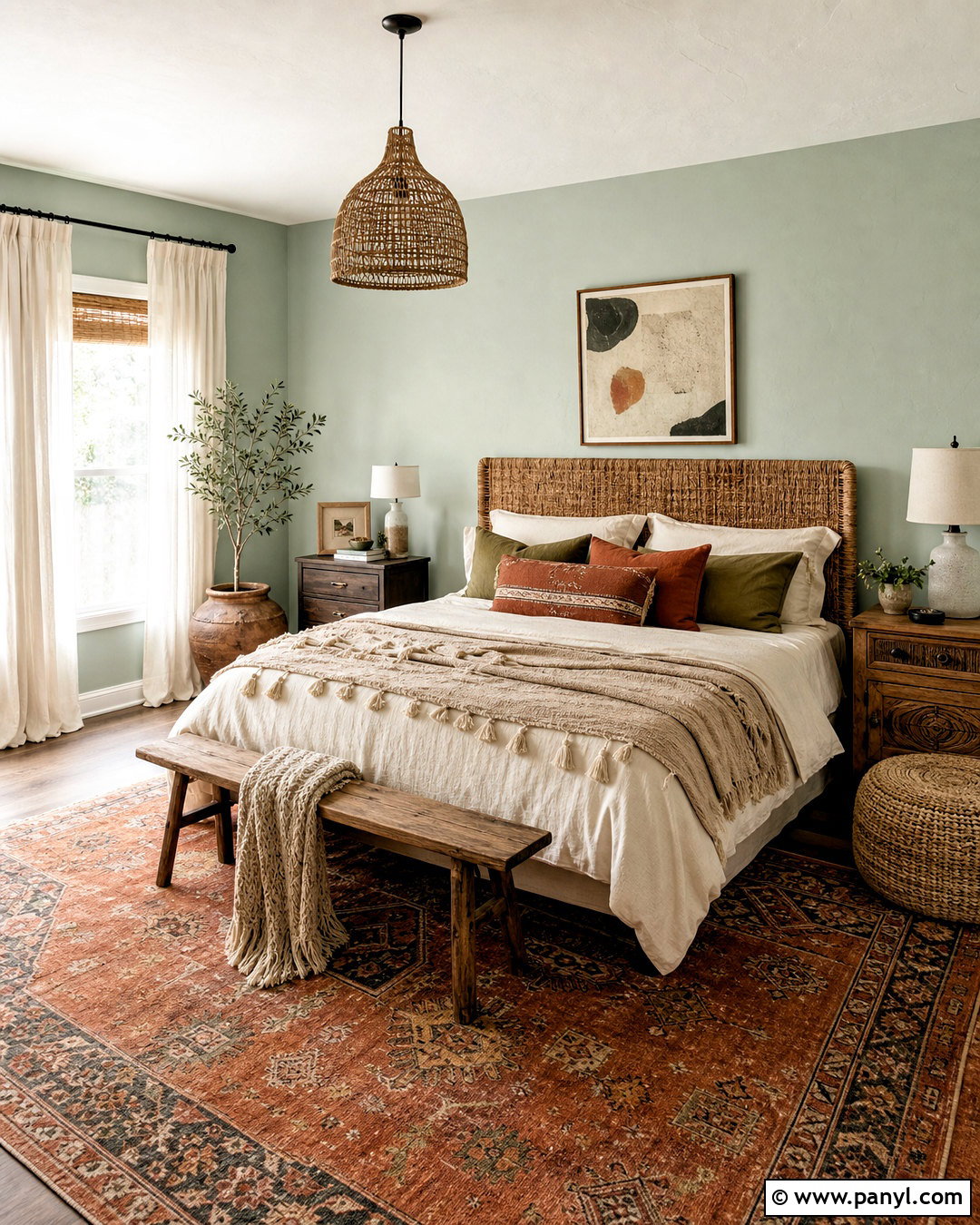 Light Green Boho Bedroom Walls - 20 light green walls bedroom ideas