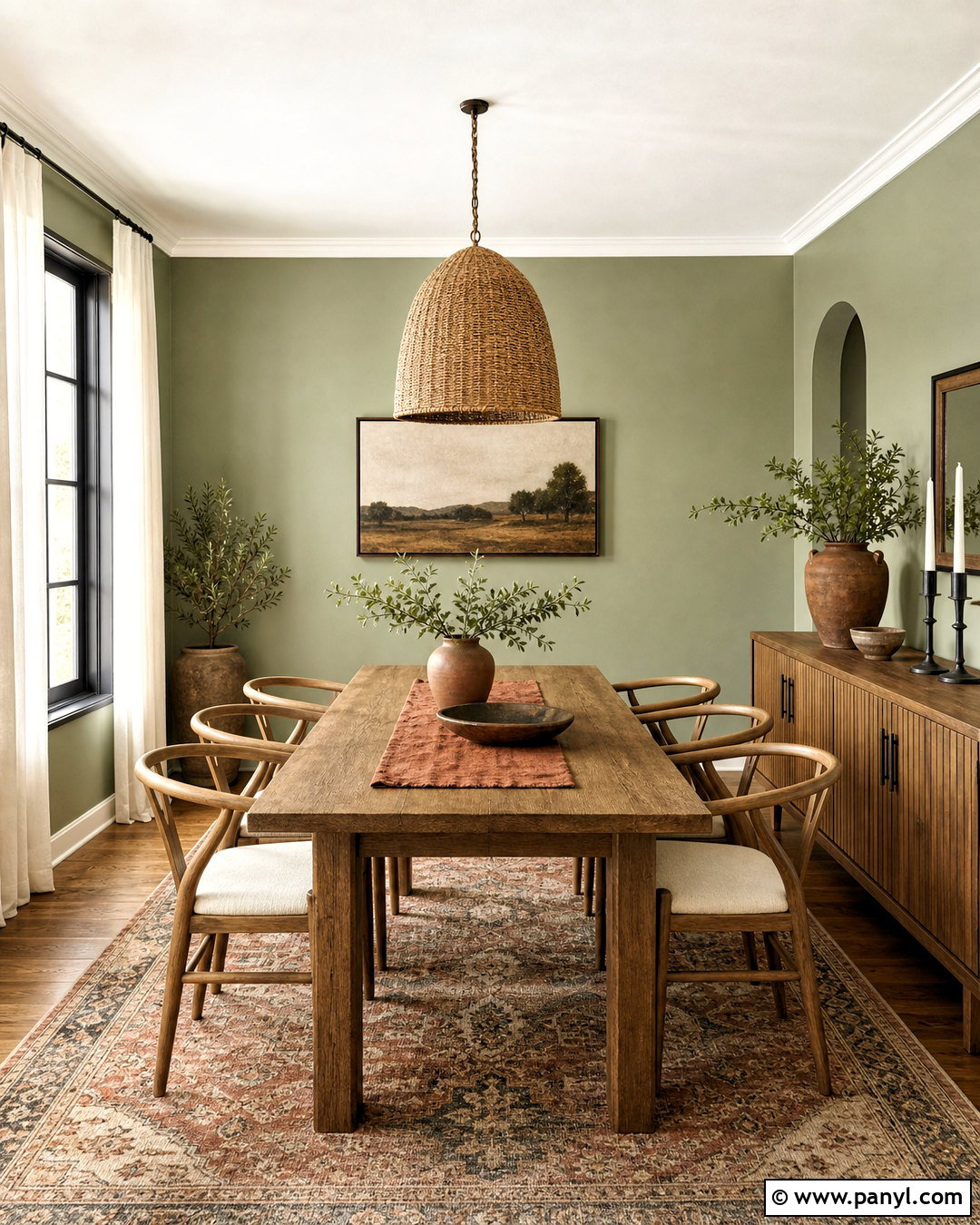 Light Green Dining Room Walls With Terracotta - 20 light green walls