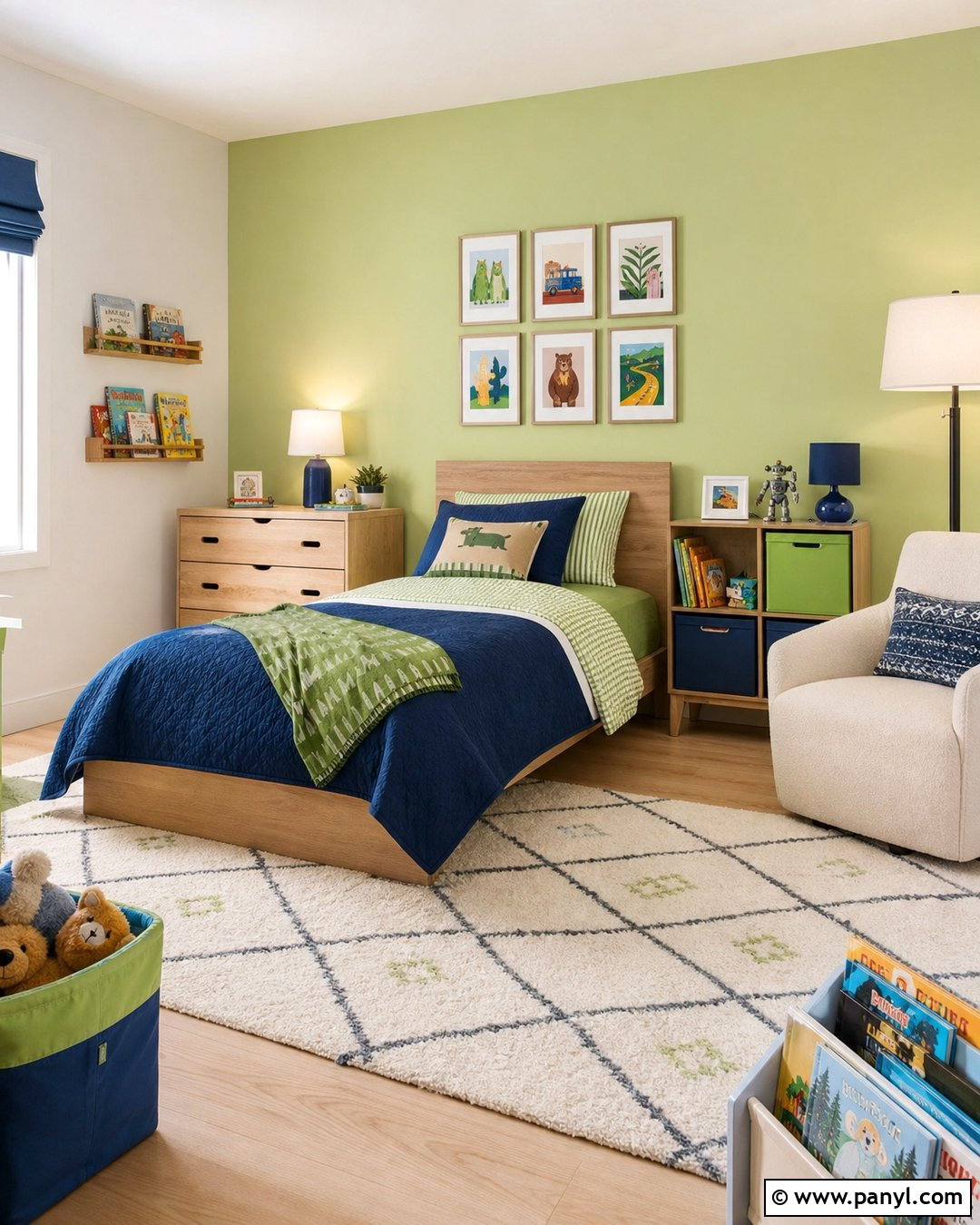 Light Green Kids Bedroom Accent Wall - 30 Light Green Accent Wall Ideas