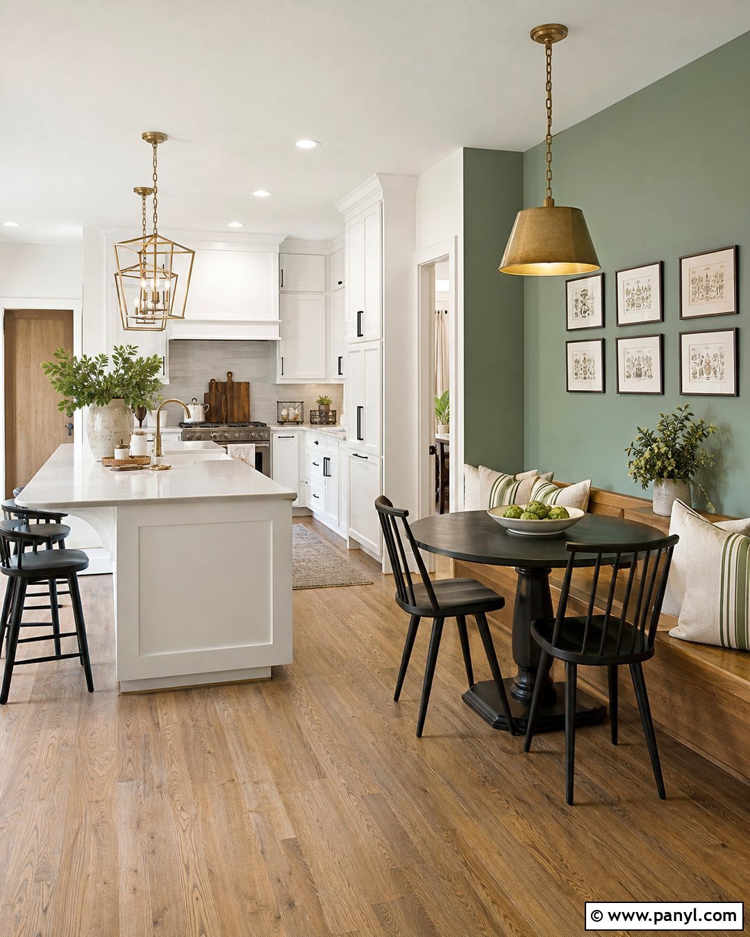 Light Green Kitchen Accent Wall - 30 Light Green Accent Wall Ideas