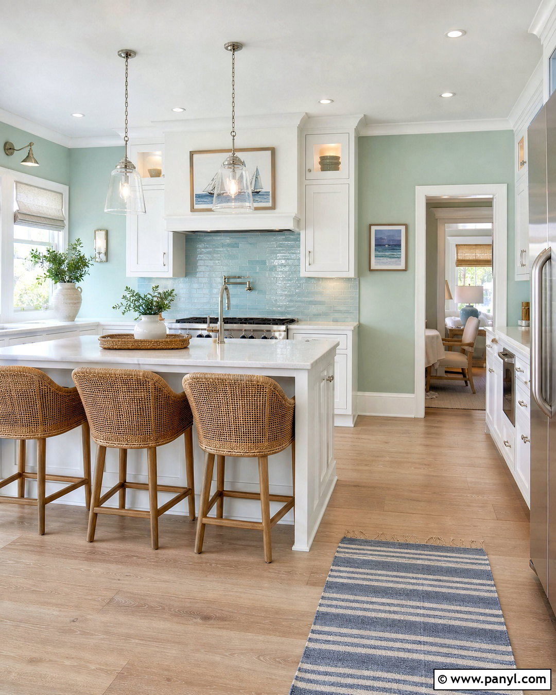 20 Light Green Kitchen Walls for a Fresh, Inviting Space