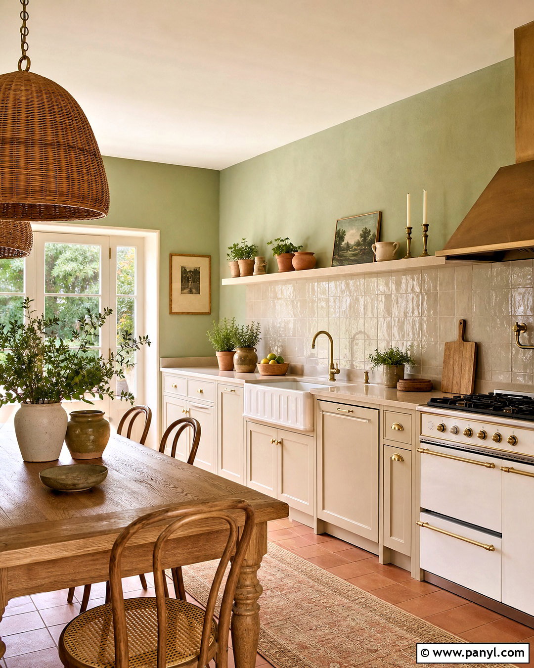 Light Green Kitchen Walls With Cream Cabinets - 20 light green kitchen walls