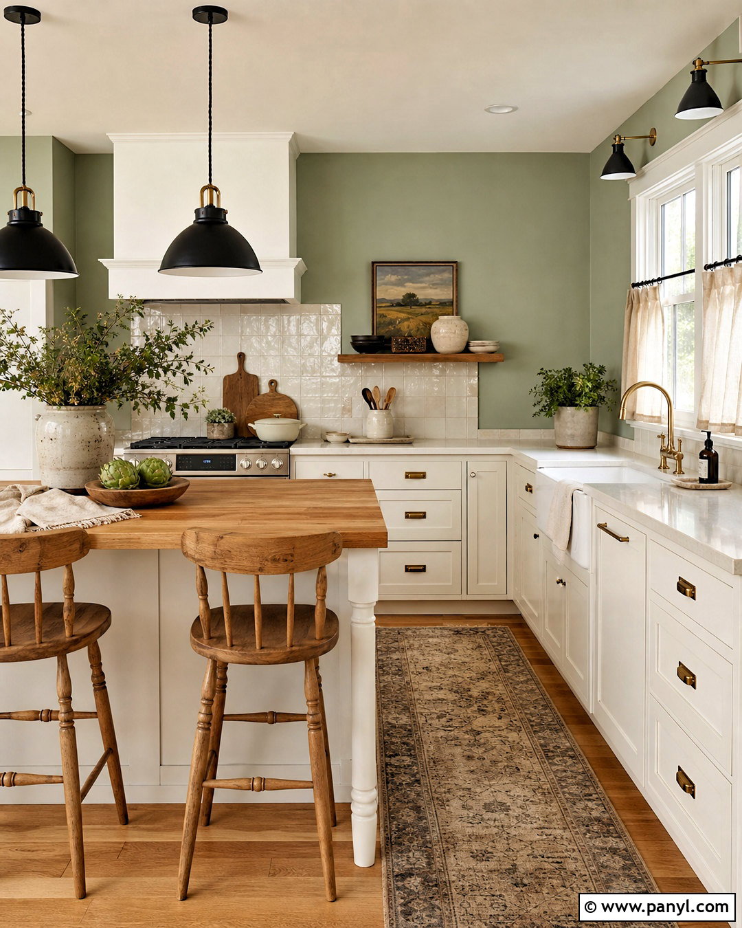 Light Green Kitchen Walls With Farmhouse Decor - 20 light green kitchen walls