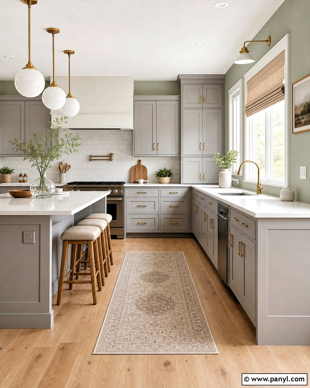 Light Green Kitchen Walls With Gray Cabinets - 20 light green kitchen walls