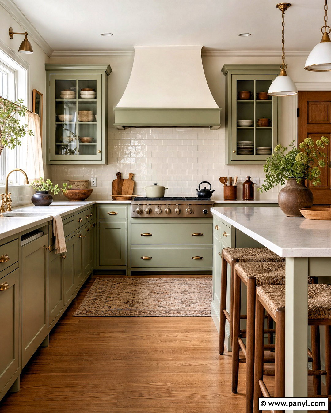 Light Green Kitchen With Cream Walls - 20 light green kitchen ideas