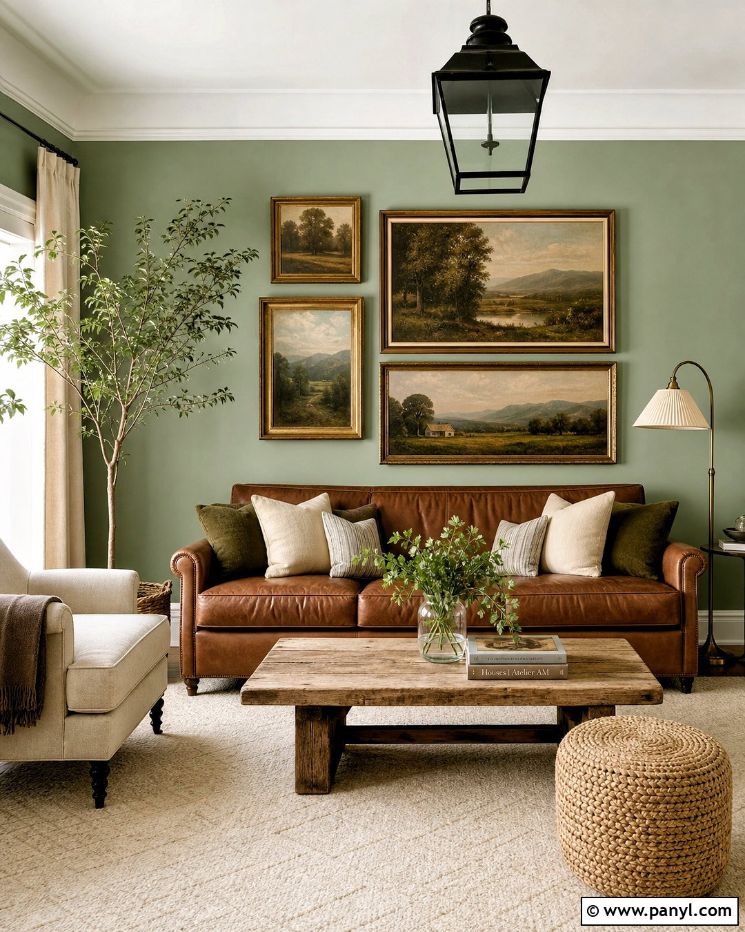 Light Green Living Room Walls With Brown Leather Sofa - 20 light green living room walls