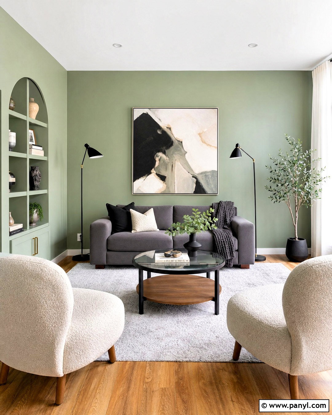 Light Green Living Room Walls With Gray Sofa - 20 light green living room walls