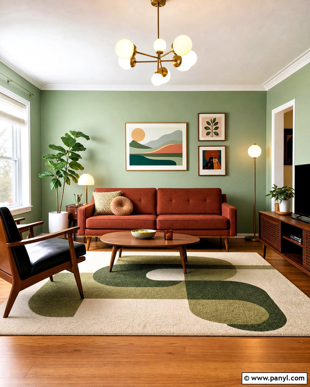 20 Light Green Living Room Walls for a Calm, Airy Space