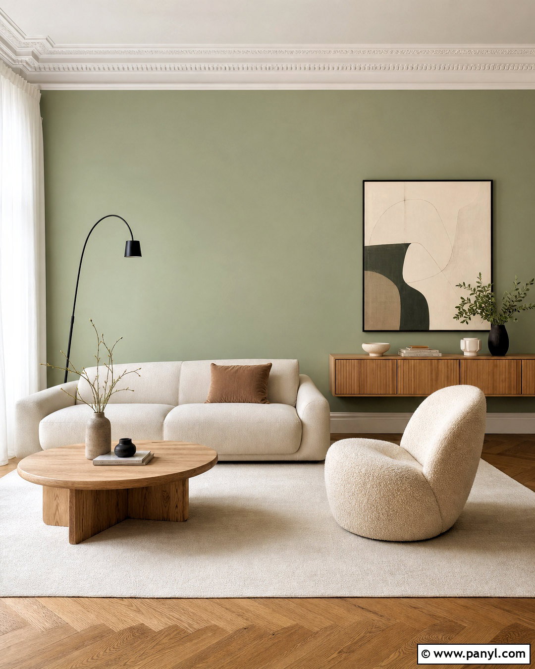 Light Green Living Room Walls With Minimal Decor - 20 light green living room walls