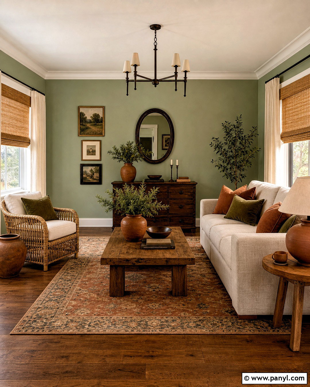 Light Green Living Room Walls With Terracotta Decor - 20 light green living room walls