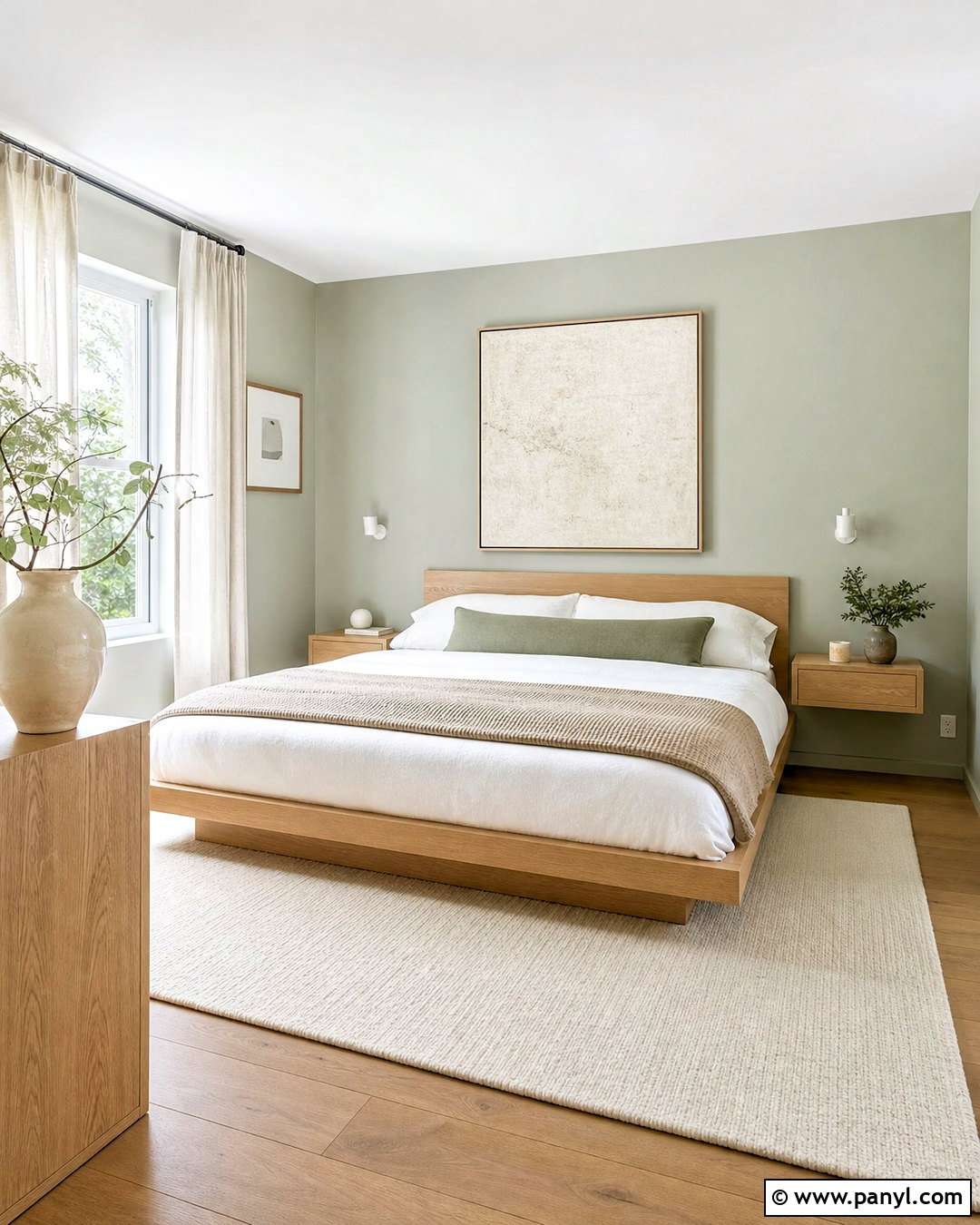 Light Green Minimalist Bedroom Walls - 20 light green walls bedroom ideas