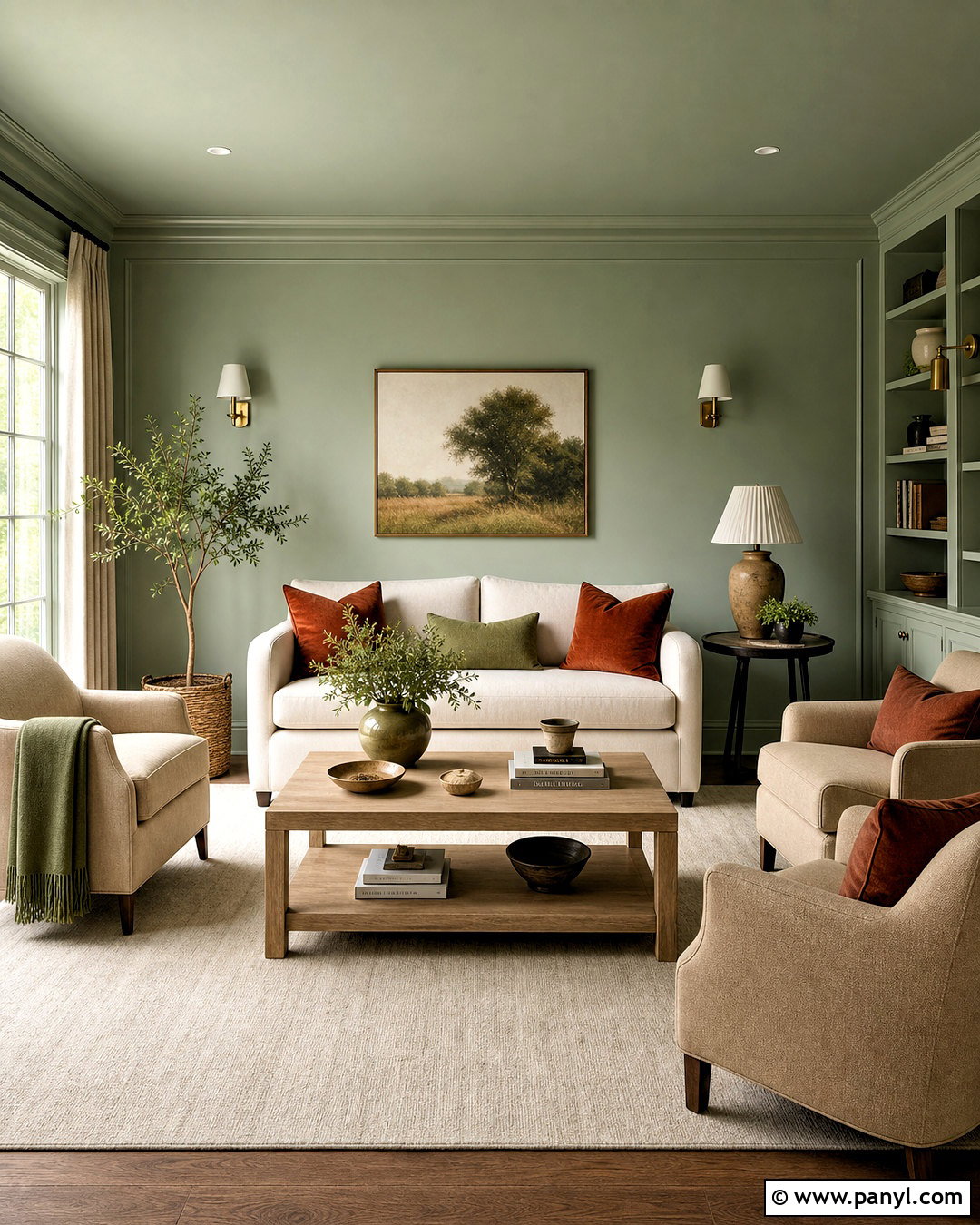 Light Green Walls With Matching Ceiling - 20 light green walls