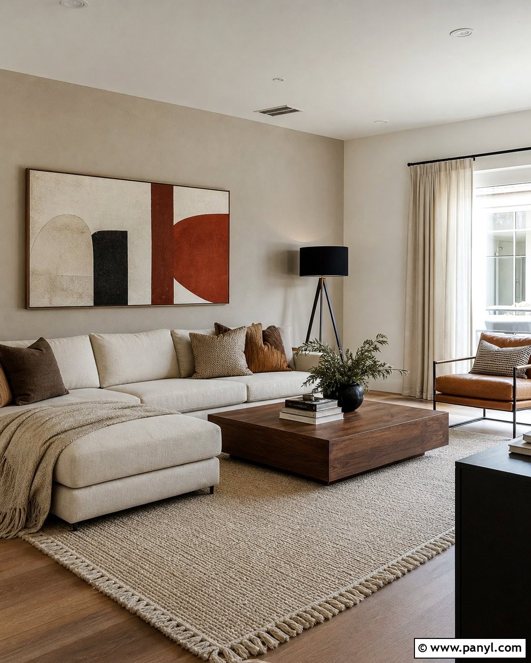 Light Greige Accent Wall - 25 Light Accent Wall Ideas