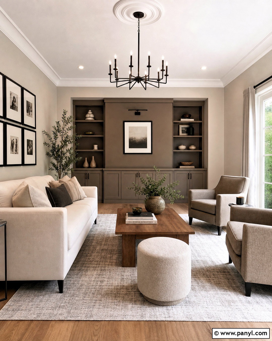 Light Greige And Deep Greige Hall Walls - 20 hall painting wall colors combination ideas