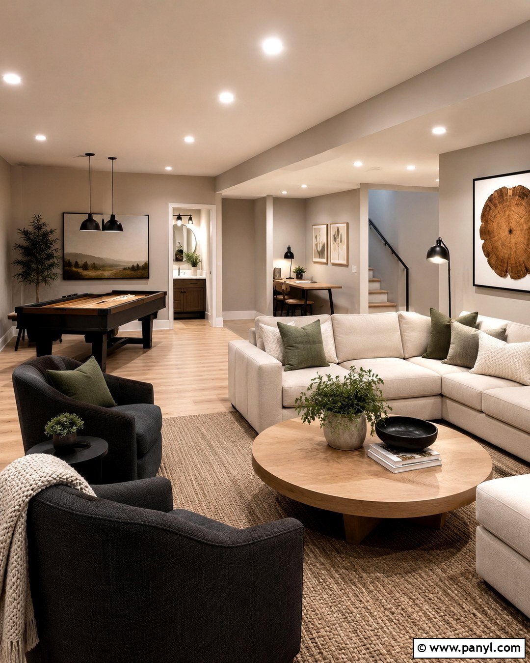 Light Greige Basement Wall Color - 20 Wall Color For Basement Ideas