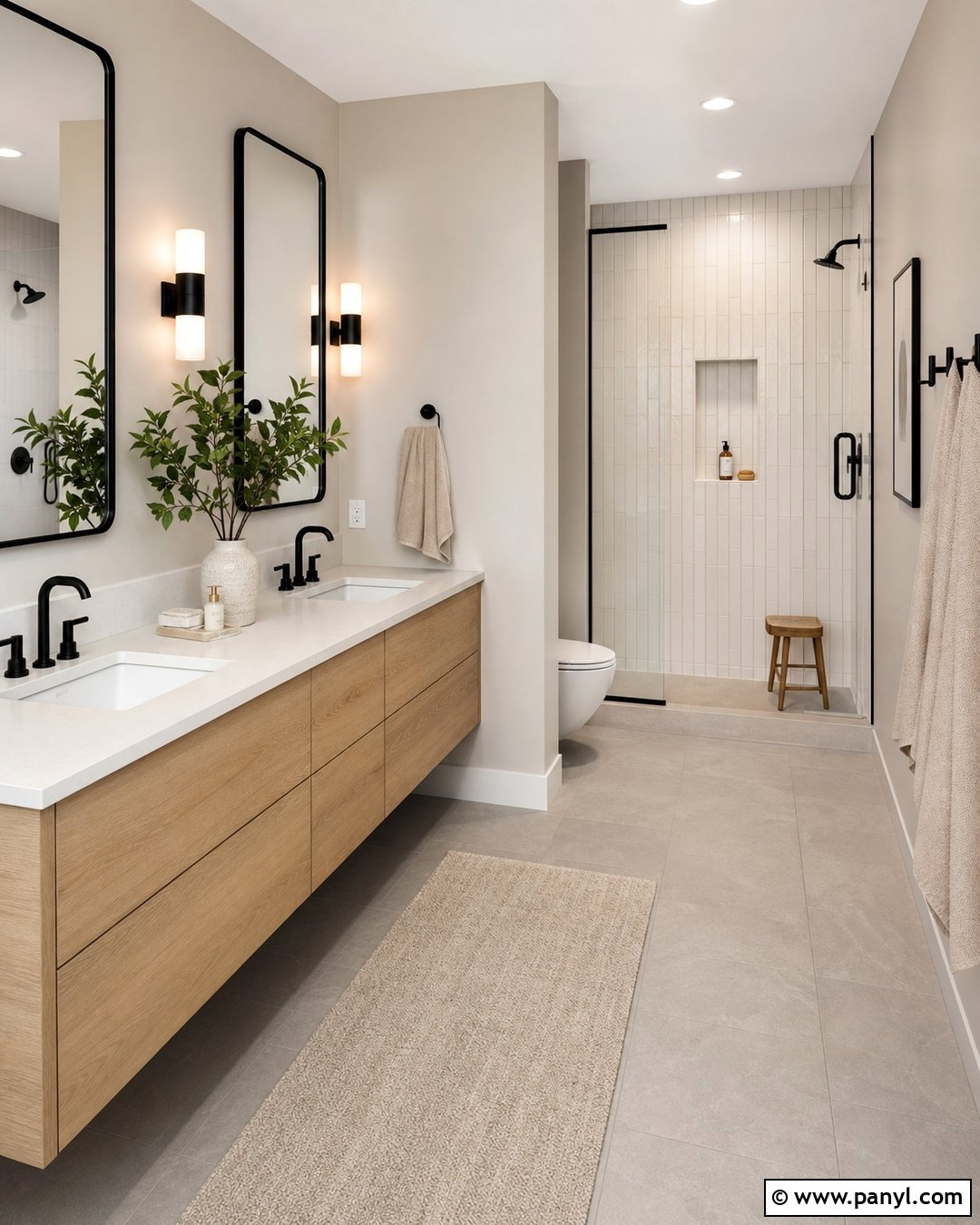 Light Greige Bathroom Walls - 20 Best Colors For Bathroom Walls