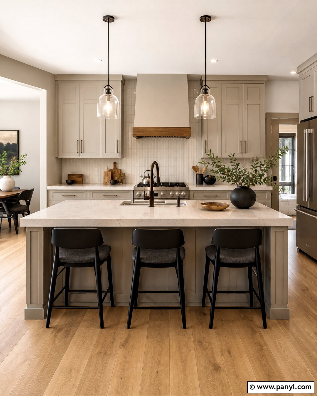 20 Cabinet Color With Agreeable Gray Walls for a Polished Look