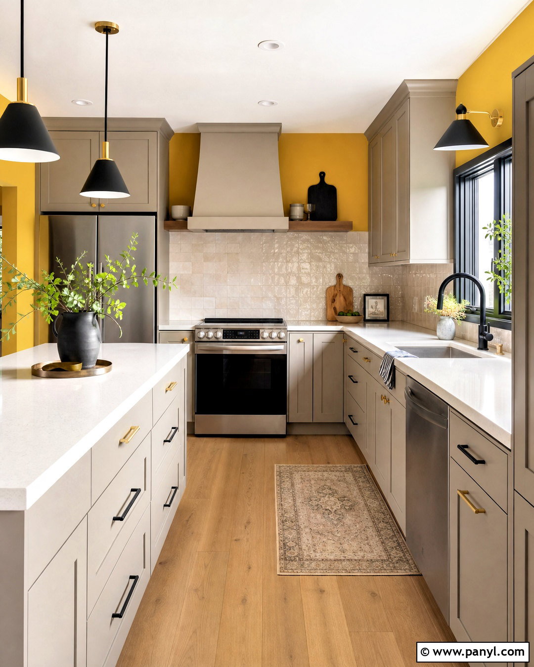 Light Greige Cabinets With Yellow Walls - 20 what color cabinets go with yellow walls