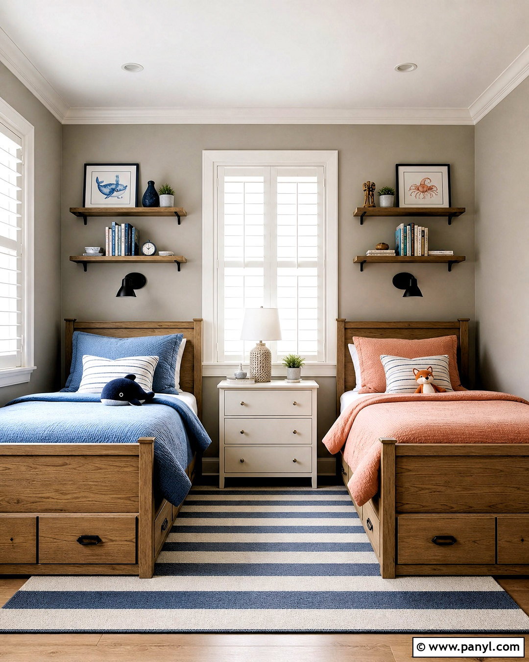 Light Greige Kids Room - 20 kids room wall color ideas