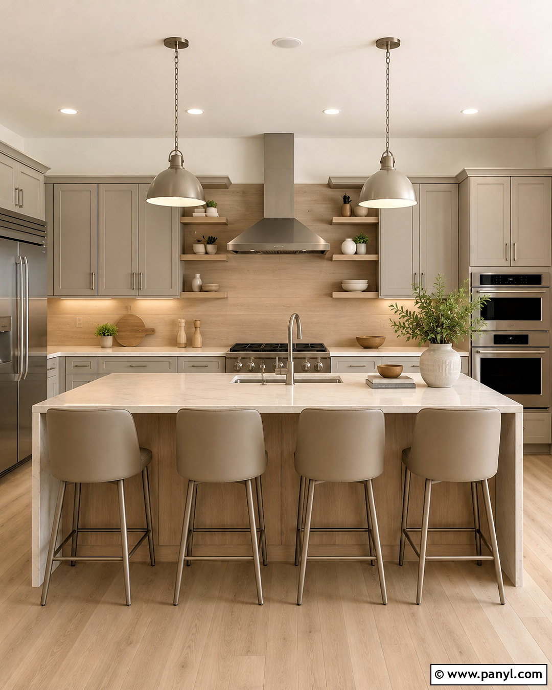 Light Greige Kitchen Paint Color - 20 neutral kitchen paint colors