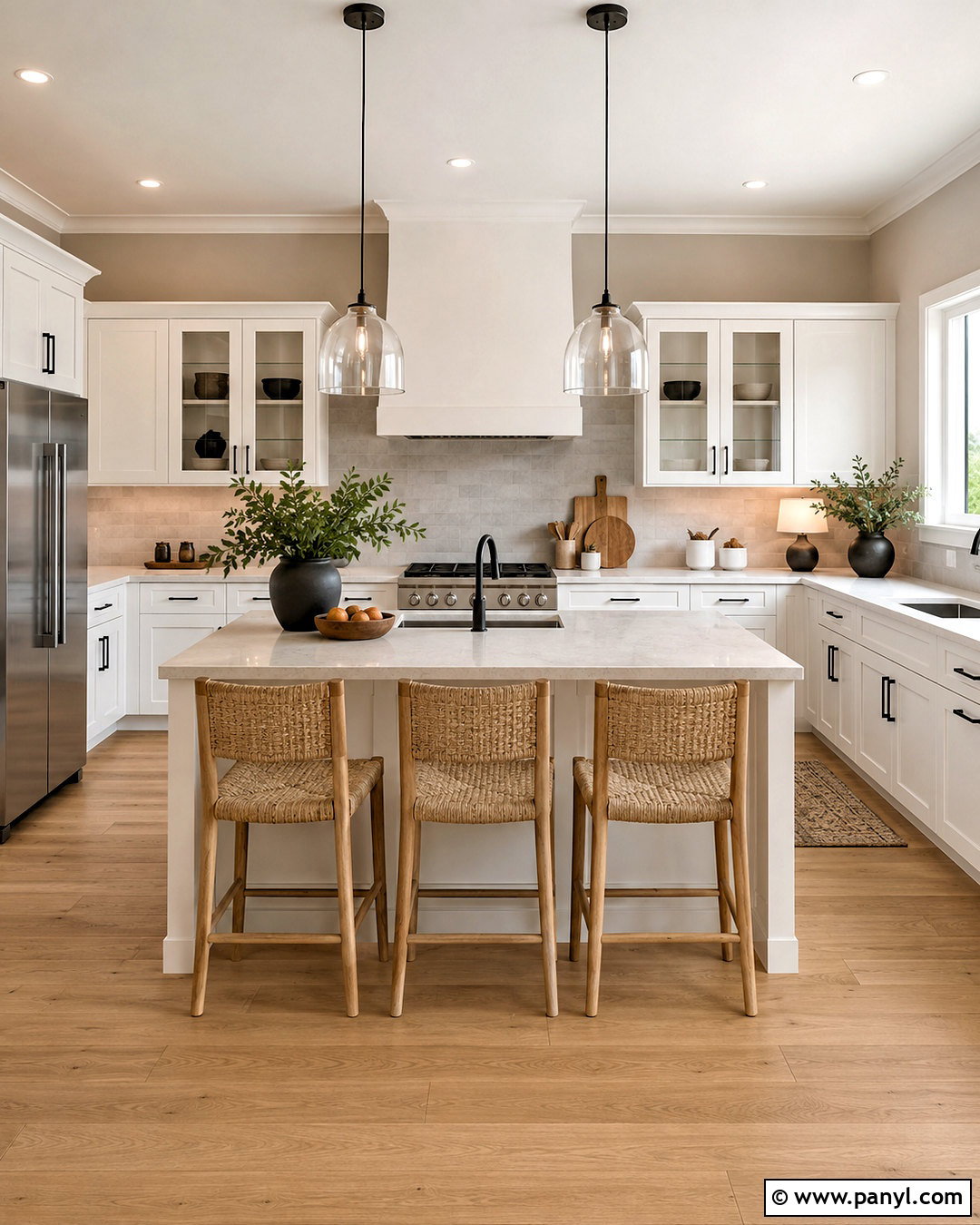 Light Greige Kitchen Walls - 40 Kitchen Wall Colors With White Cabinets