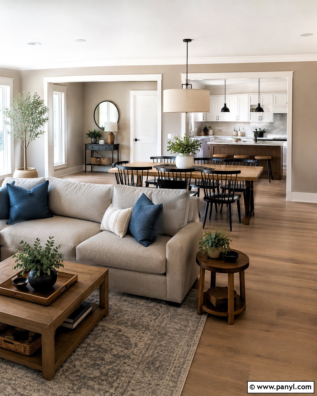 Light Greige Open Floor Plan - 20 best paint colors for interior ideas