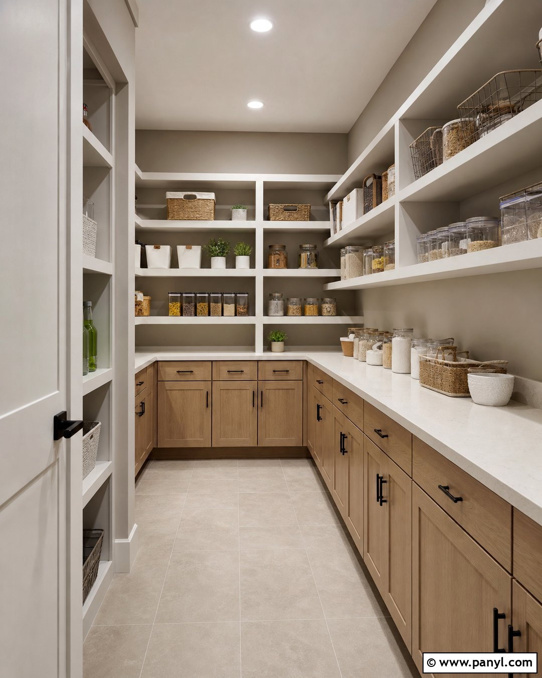 Light Greige Pantry Walls - 25 Pantry Wall Colors