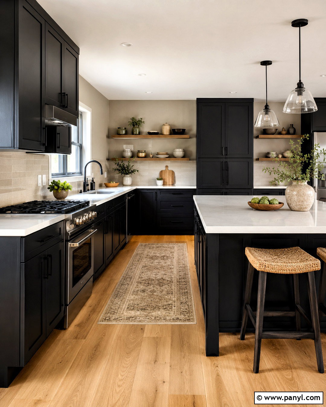 Light Greige Walls With Black Cabinets - 20 What Wall Color Goes With Black Cabinets