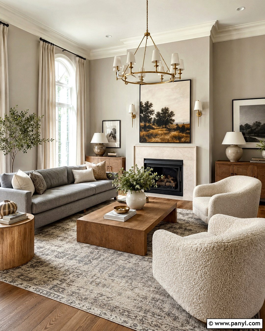 Light Greige Walls With Cream Trim - 20 Cream Trim Wall Color Ideas