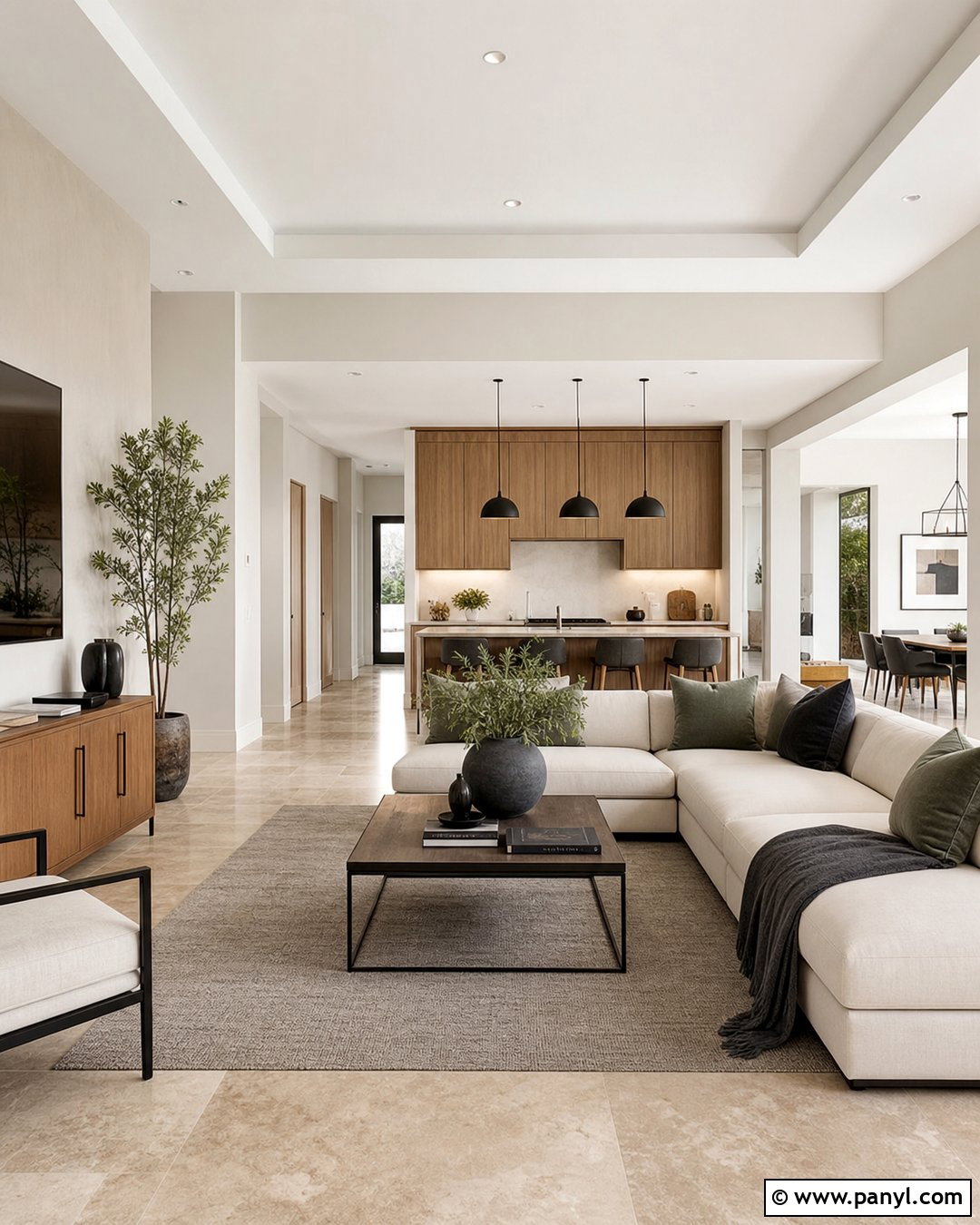 Light Greige Walls With Travertine Floors - 20 Best Wall Color For Travertine Floors