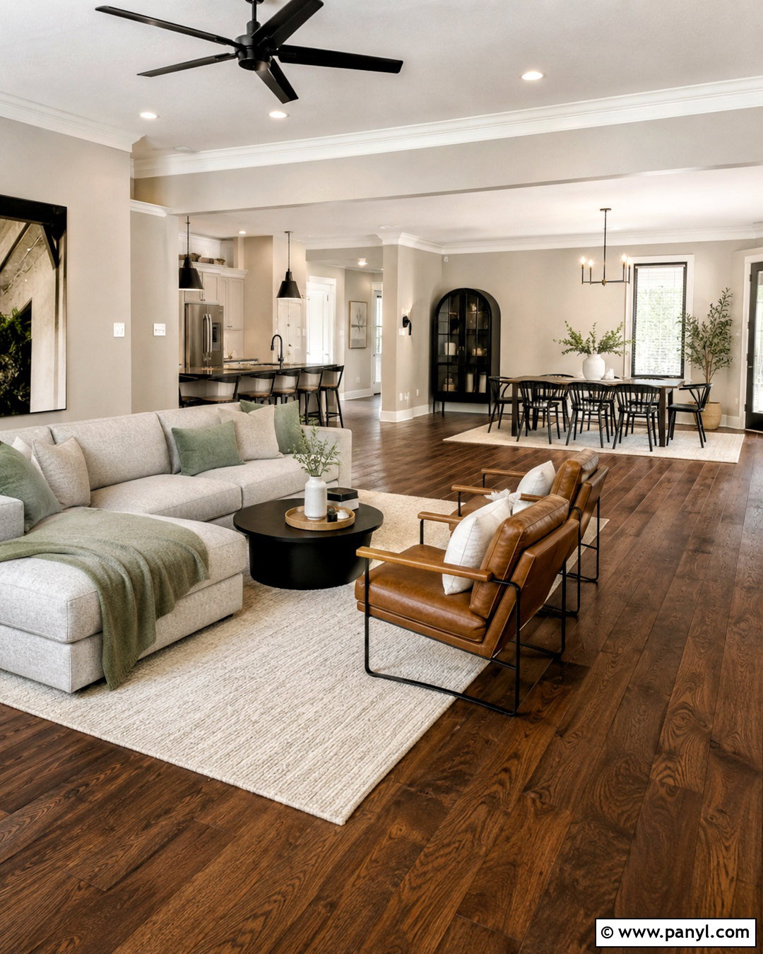 Light Greige With Dark Wood - 20 paint colors that go with dark wood ideas