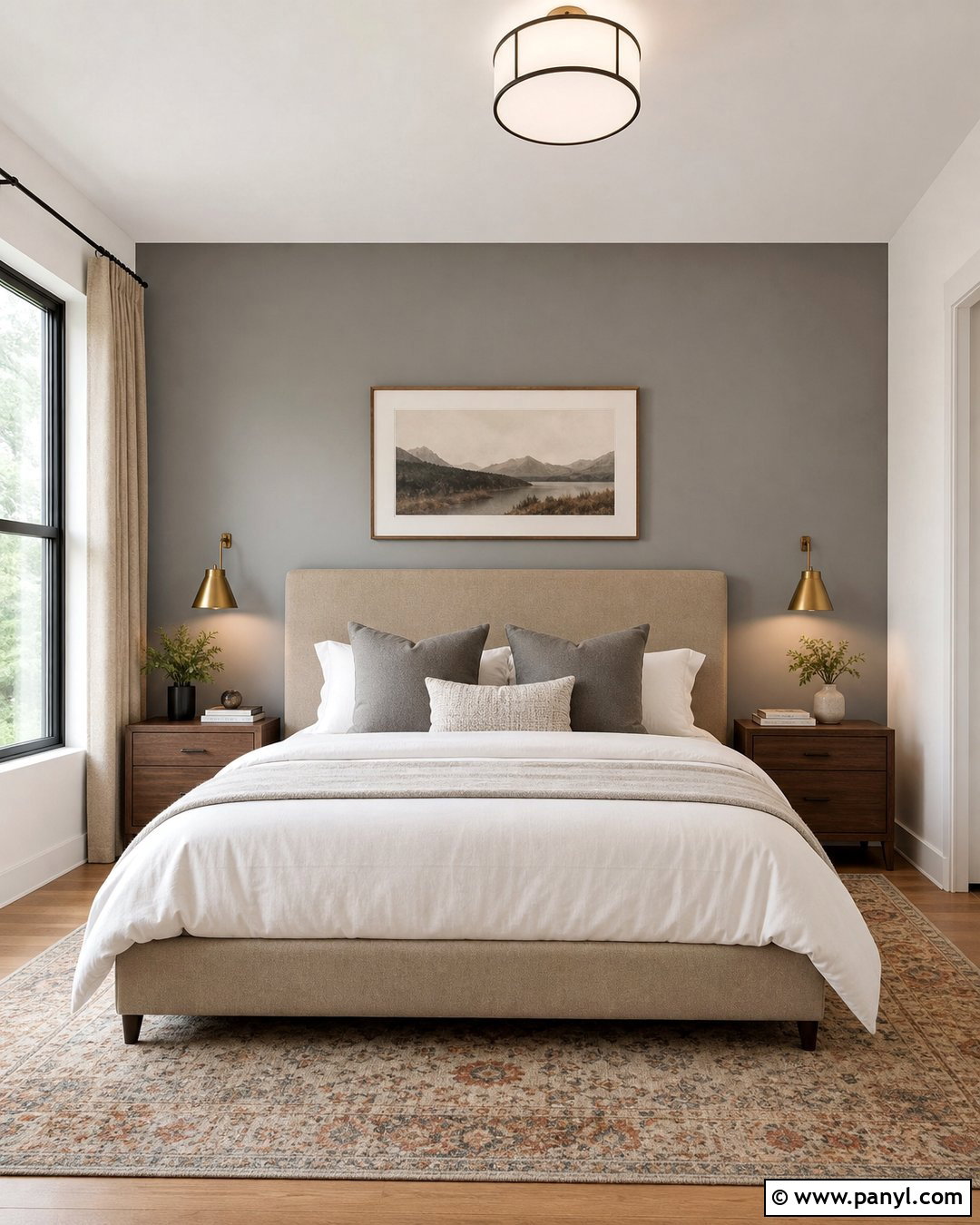 Light Grey Accent Wall - 35 light grey wall paint ideas