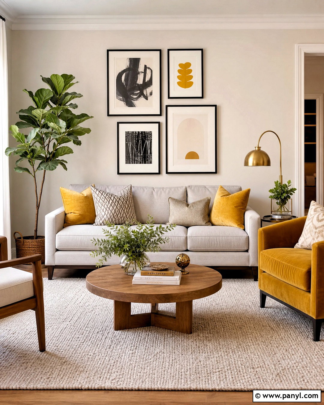 Light Grey And Mustard Living Room - 20 grey and mustard living room ideas