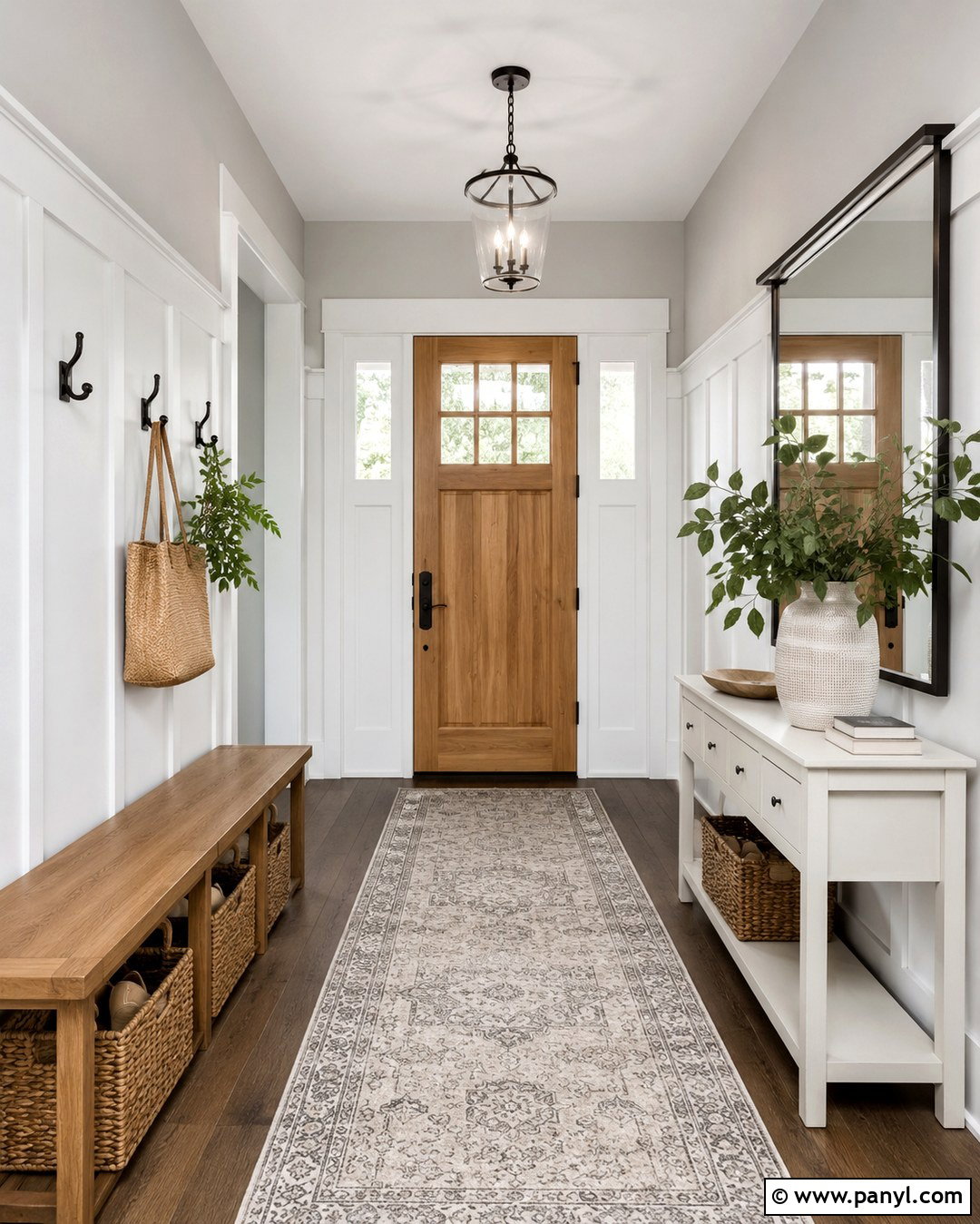 Light Grey And White Entryway Walls - 20 Light Grey And White Walls