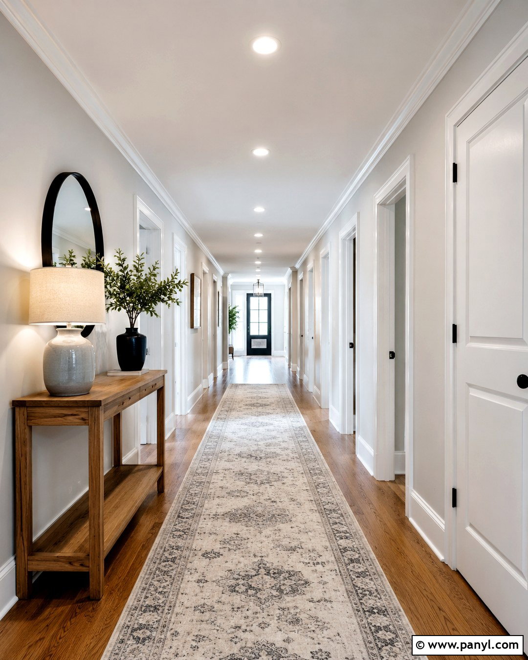Light Grey And White Hallway Walls - 20 Light Grey And White Walls