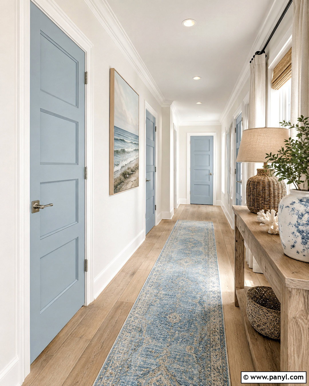 Light Grey Doors With Coastal Decor - 20 light grey doors interior ideas