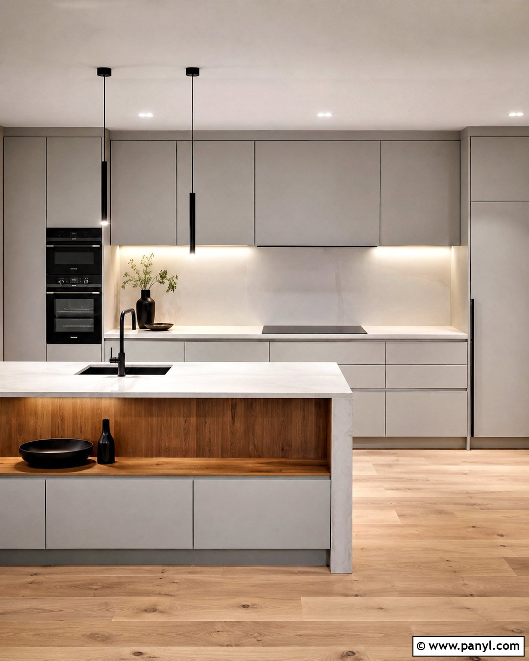 Light Grey Flat Panel Cabinets - 20 light grey cabinets kitchen ideas