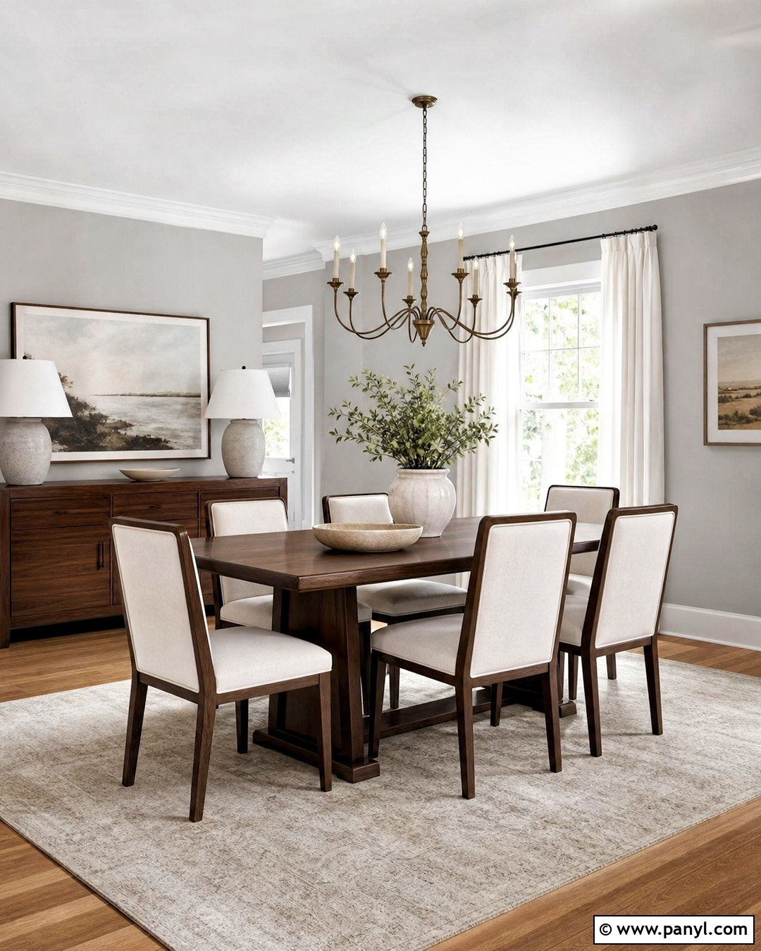 Light Grey Interior With Dark Wood - 20 light grey interior ideas