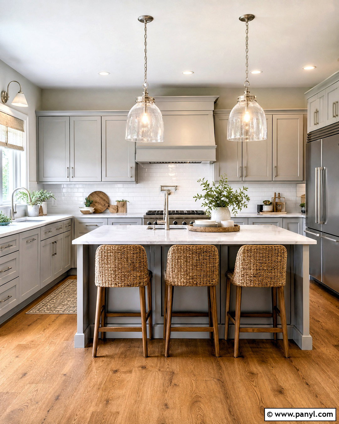 Light Grey Kitchen Cabinets - 20 grey kitchen inspiration ideas