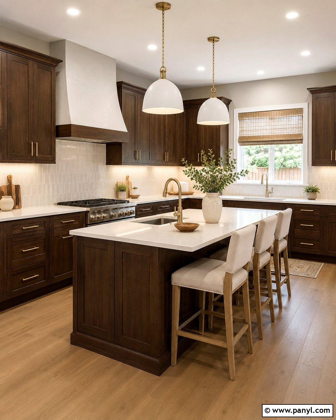 Light Grey Kitchen Walls With Chocolate Brown Cabinets - 20 Light Grey Kitchen Walls Brown Cabinets