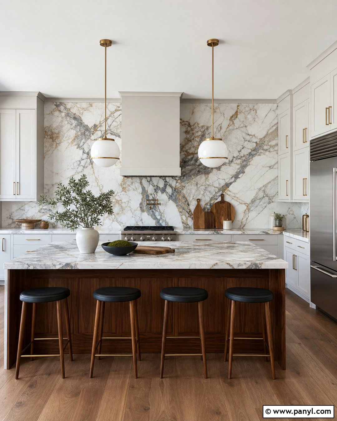 Light Grey Kitchen Walls With Marble Backsplash - 30 light grey kitchen walls